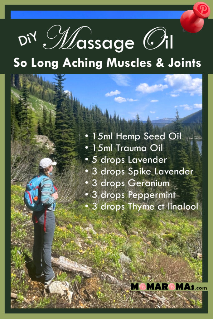 Muscle and Joint Pain Massage Oil Recipe for Pinterest