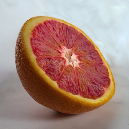Blood Orange, the essential oil is cold pressed from the peel