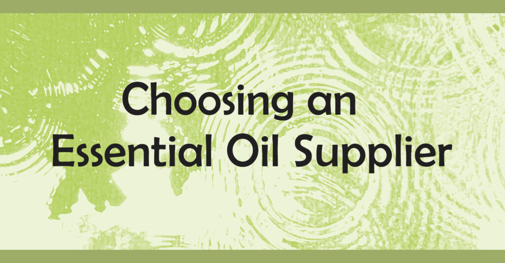 Tips for Choosing an Essential Oil Supplier on MOMAROMAs