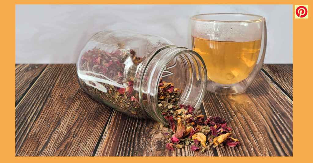 Sweet Orange Mint Herbal Tea on MOMAROMAs