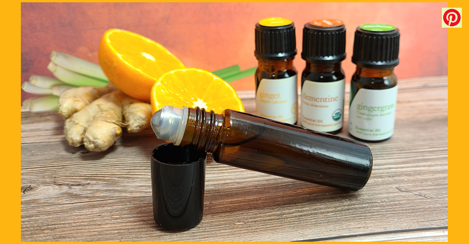 Ginger Citrus Aromatherapy Roll-On on MOMAROMAs