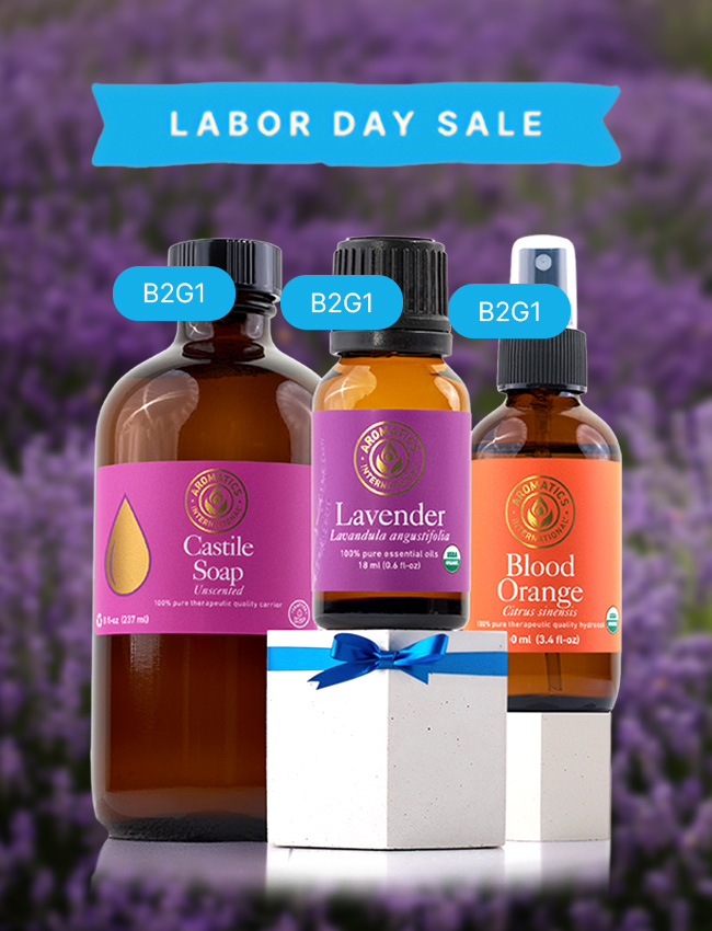 Currents Specials at Aromatics International include Buy 2 Get 1 Free