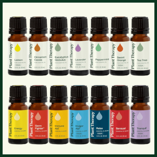 Plant Therapy's 7 & 7 set, 7 single essential oils & 7 blends