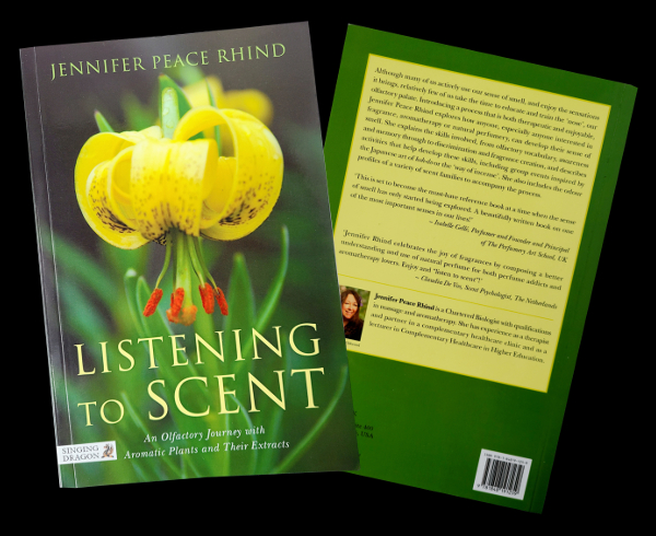 Covers of Listening to Scent by Jennifer Peace Rhind