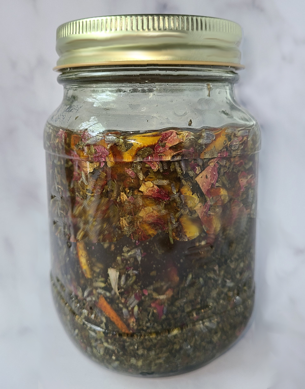 Herbal Honey in a jar