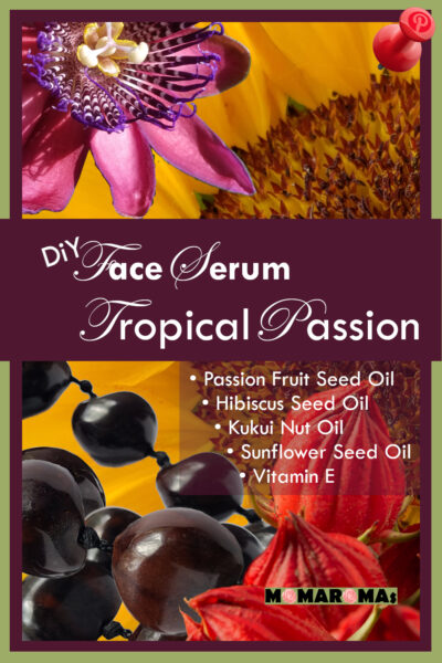 Tropical Passion Facial Serum Blend Pinterest Pin