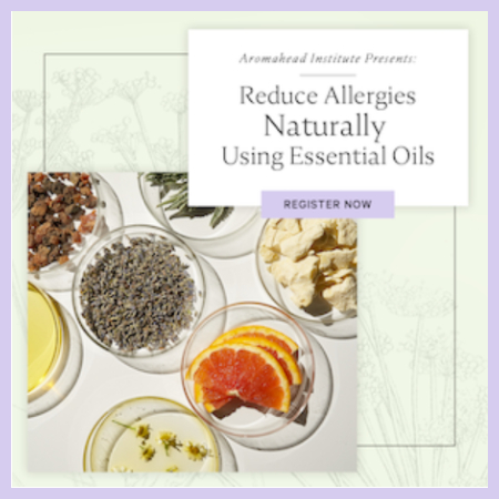 Aromahead's FREE Reduce Allergies Natural webinar
