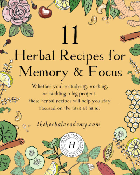 eBook 11 Recipes for Memory and Focus from Herbal Academy