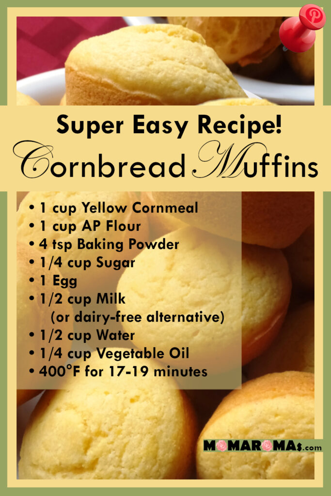 Easy Cornbread Recipe Pinterest Pin