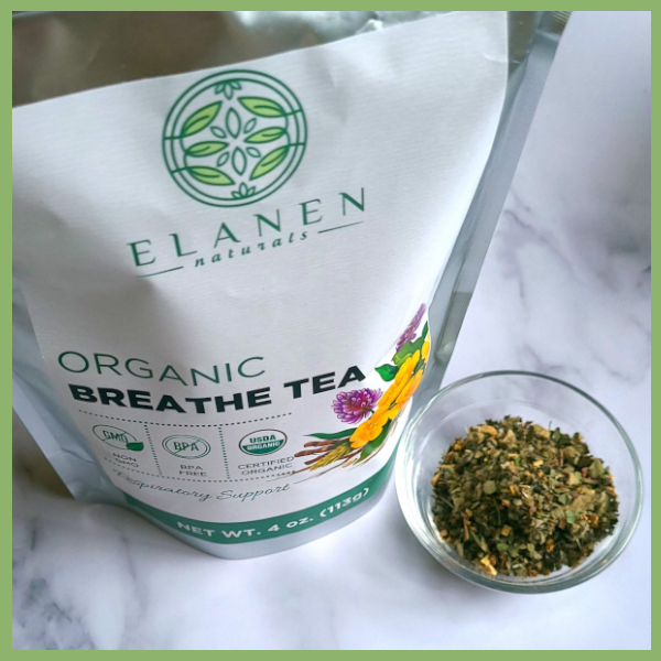 Elanen naturals Breath Tea for Respiratory Cold Symptoms