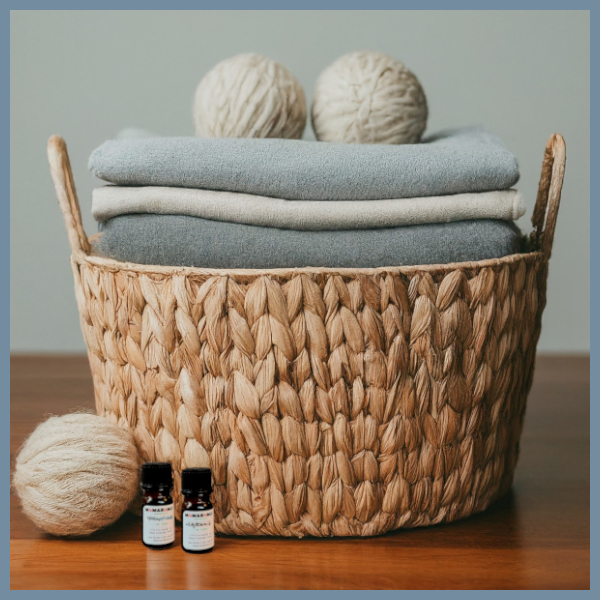 With care, essential oil blends can be used on wool dryer balls