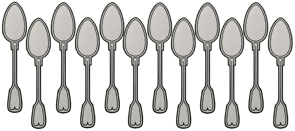 Spoon Theory as a visual representation of mental energy for chronic illness