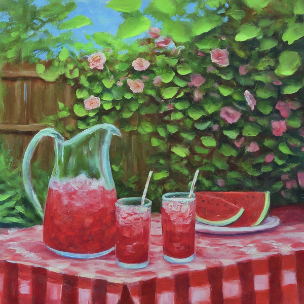 How to stay cool: shade, chilled drinks, and watermelon