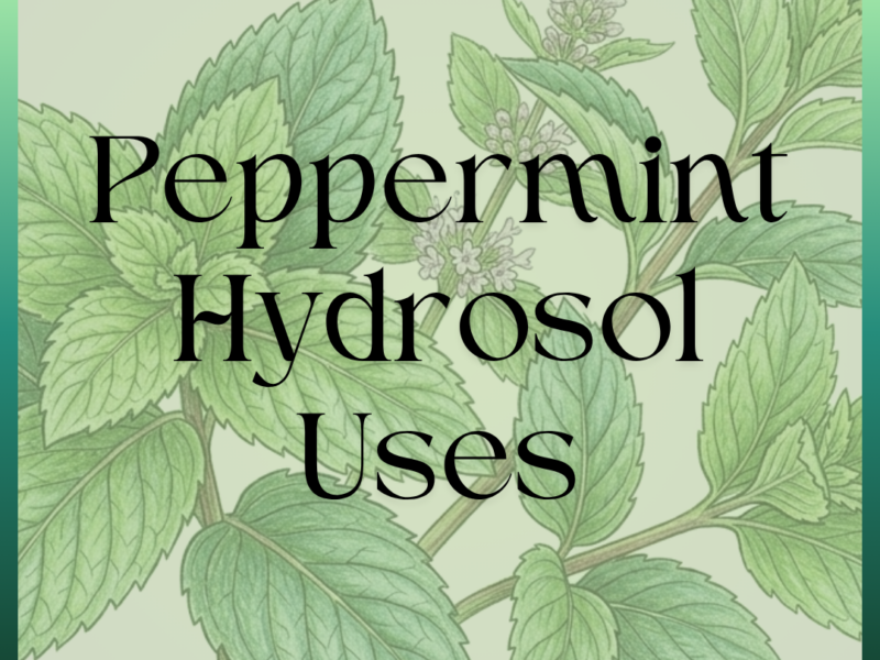 Peppermint Hydrosol Uses