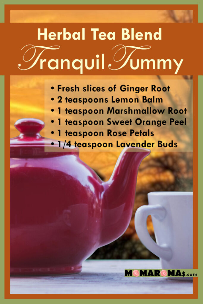 Tranquil Tummy Herbal Tea on MOMAROMAs PIN