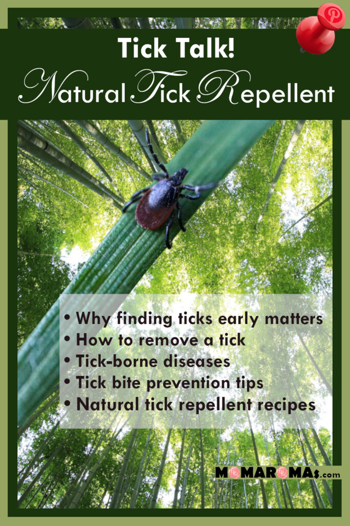Save this Tick Repellent recipe blog on Pinterest