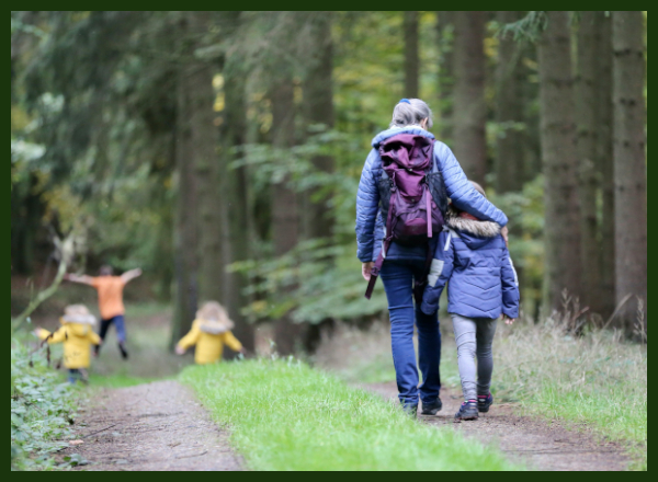 Tick Talk hiking with kids