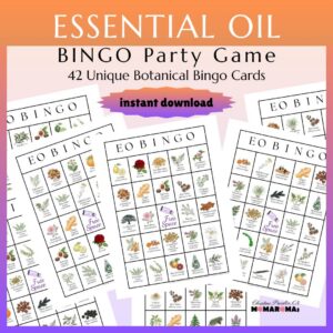 Essential Oil Bingo by Christine Pressler