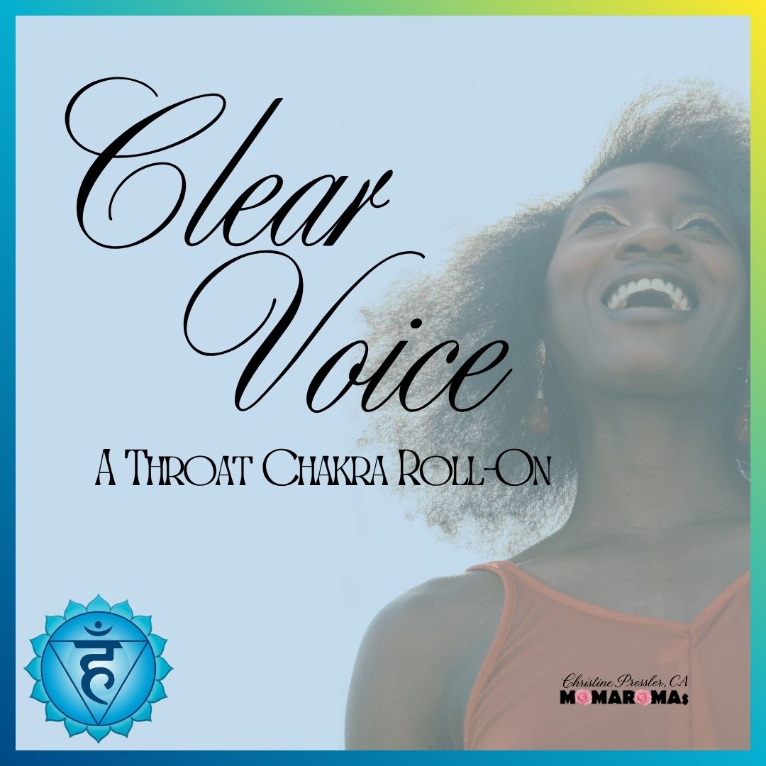 Clear Voice a Throat Chakra essential oil blend