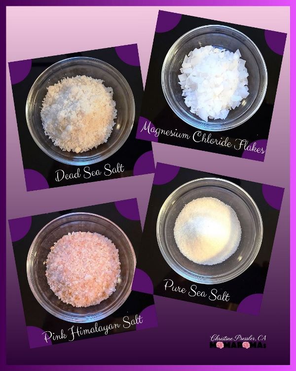 Salts for Foot Soak Dead Sea Salt Magnesium Chloride Flakes Pure Sea Salt Pink Himalayan Salt