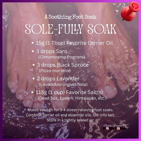 Sole Fully Foot Soak Recipe